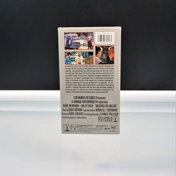 Absence of Malice 1981 VHS Tape Paul Newman Sally Field Columbia Pictures Movie - Picture 3 of 4